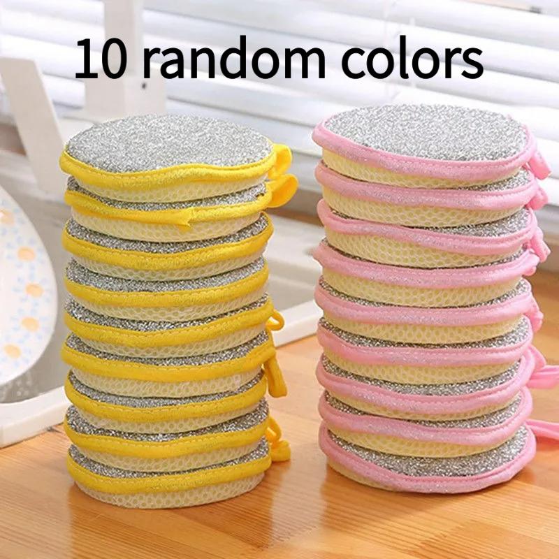 

10/20Pcs Double Side Dishwashing Sponge Dish Washing Brush Pan Pot Dish Wash Sponges Household Cleaning Kitchen Tools