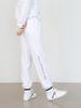 NITINA Windproof Lettering Wind Jogger Pants Wh