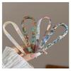 U-Shaped Hair Sticks Acetate Acrylic Hair Fork Hair Clips Fashion Bow Hairpin Geometric Headwear Women Girls Hair Accessories