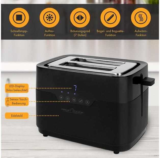 Toaster Proficook PC-TA 1244 Black (501244)