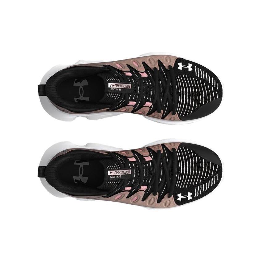 Under Armour Flow Breakthru 4 Cushioning Abrasion Resistant Cushioning, Wear Resistant Mid top Basketball Shoes Women's 3026641-003