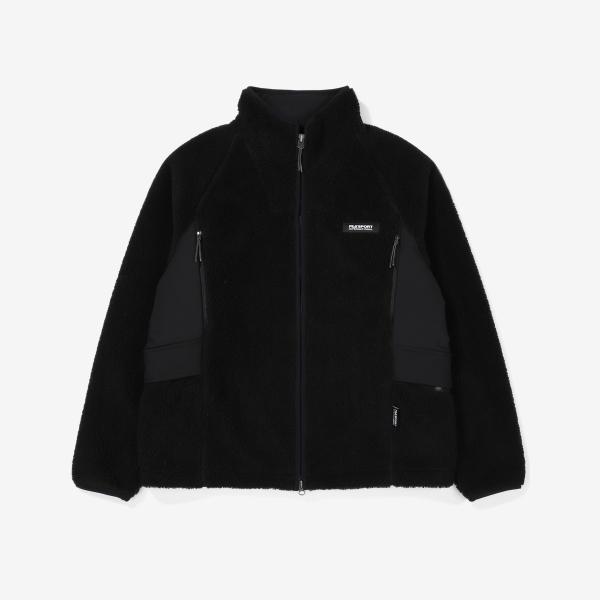 Fila Woven Color Block Fleece Jacket Fs2plf4131x Black blacks/100