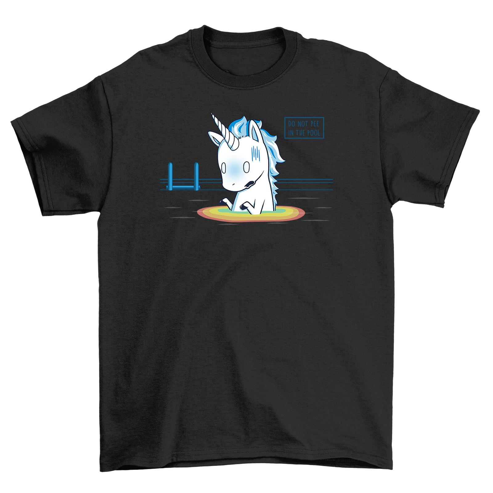 

Unicorn Pee Pool T-Shirt Mens Womens Tees Top - Magical and Hilarious! Fun tee for unicorn lovers. Di L