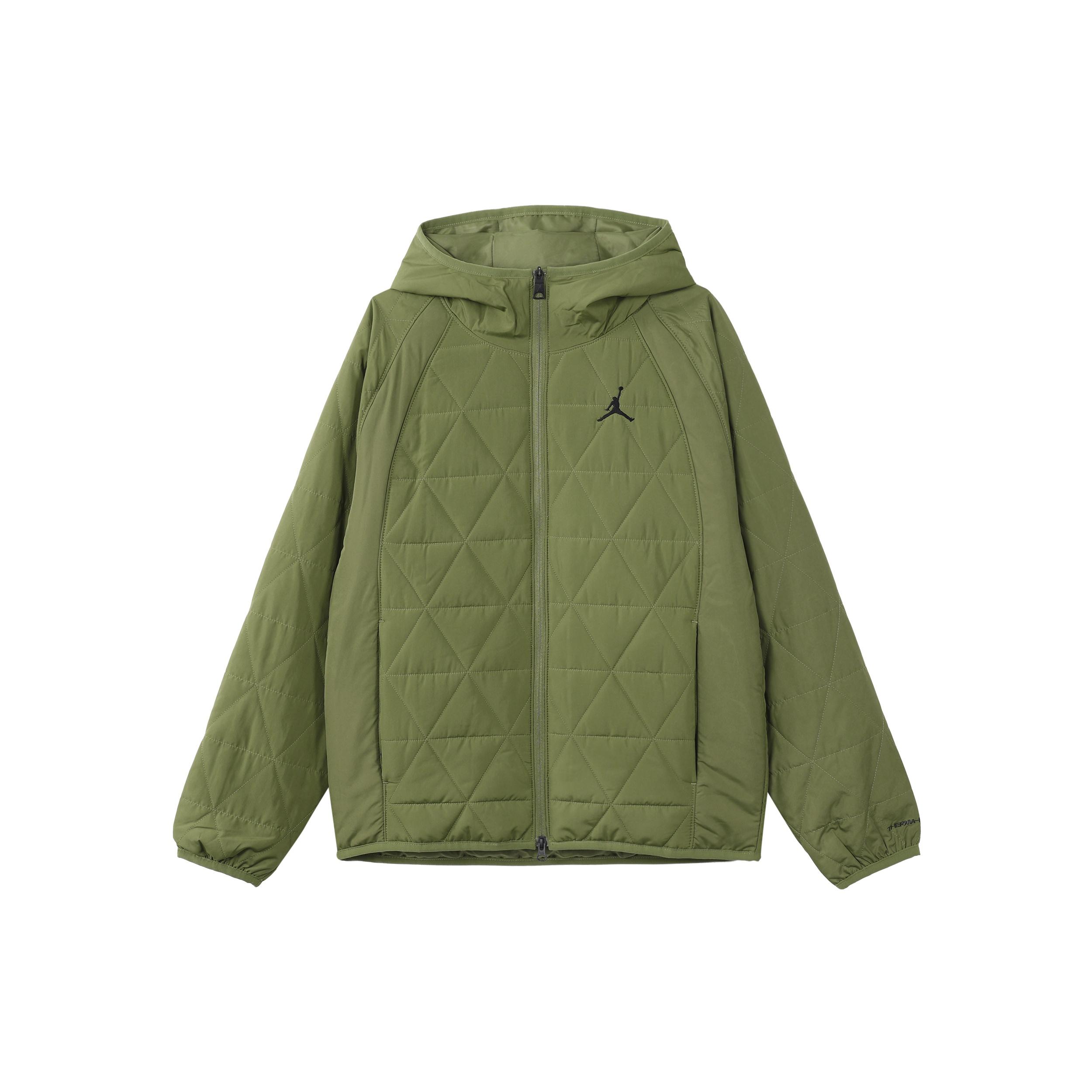 Air Jordan Therma-FIT Cotton Jacket Olive Green Men s FD2638-340 S