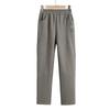 Autumn and Winter Pants Mother's Wear Plus Fertilizer Increase Warm Trousers Casual Thickened and Velvet Women's Pants