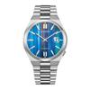 TSUYOSA Automatic Men's Watch NJ0151-53W Sapphire Glass Multicolor Rainbow Index Silver
