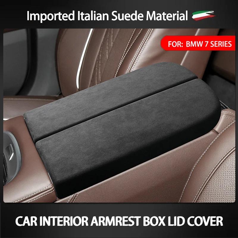 Car Accessories For BMW 7 Series G11 G12 2016 2017 2018     Alcan Tara Console Central Armrest Lid Box Cover