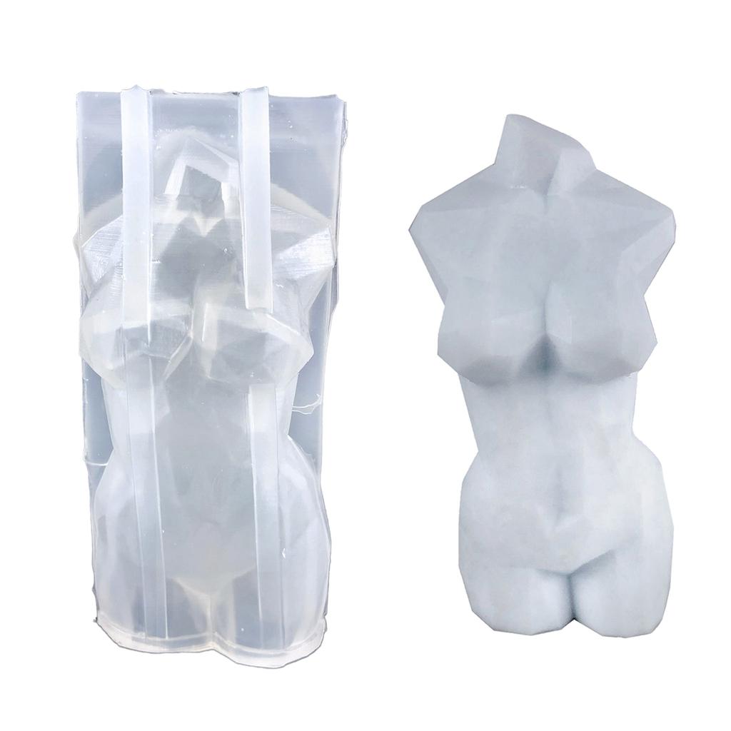 3D Europäische Menschliche Körper Statue Dekor Kerze Silikon Form Epoxidharz DIY Ornamente Machen Seife Schmelzen Hause Dekorationen