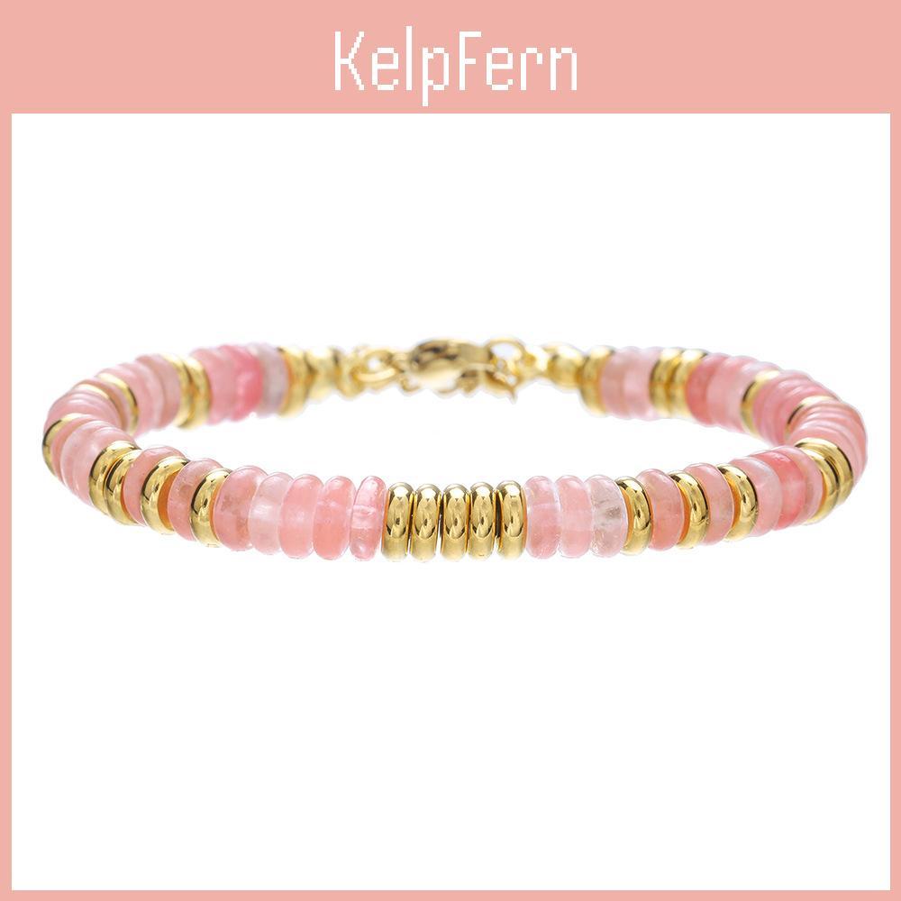 Style Natural Stone Beaded Bracelet For Women Handcrafted Crystal Jewelry Gift
