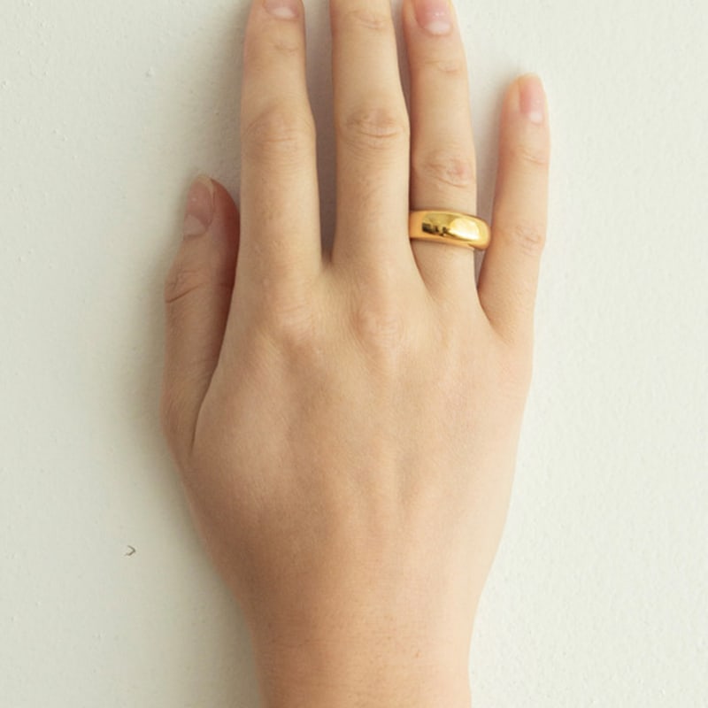 EAREE Medium Carre Band / Gold