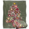 JQ Licensing Silky Christmas Ornaments Supersoft Blanket
