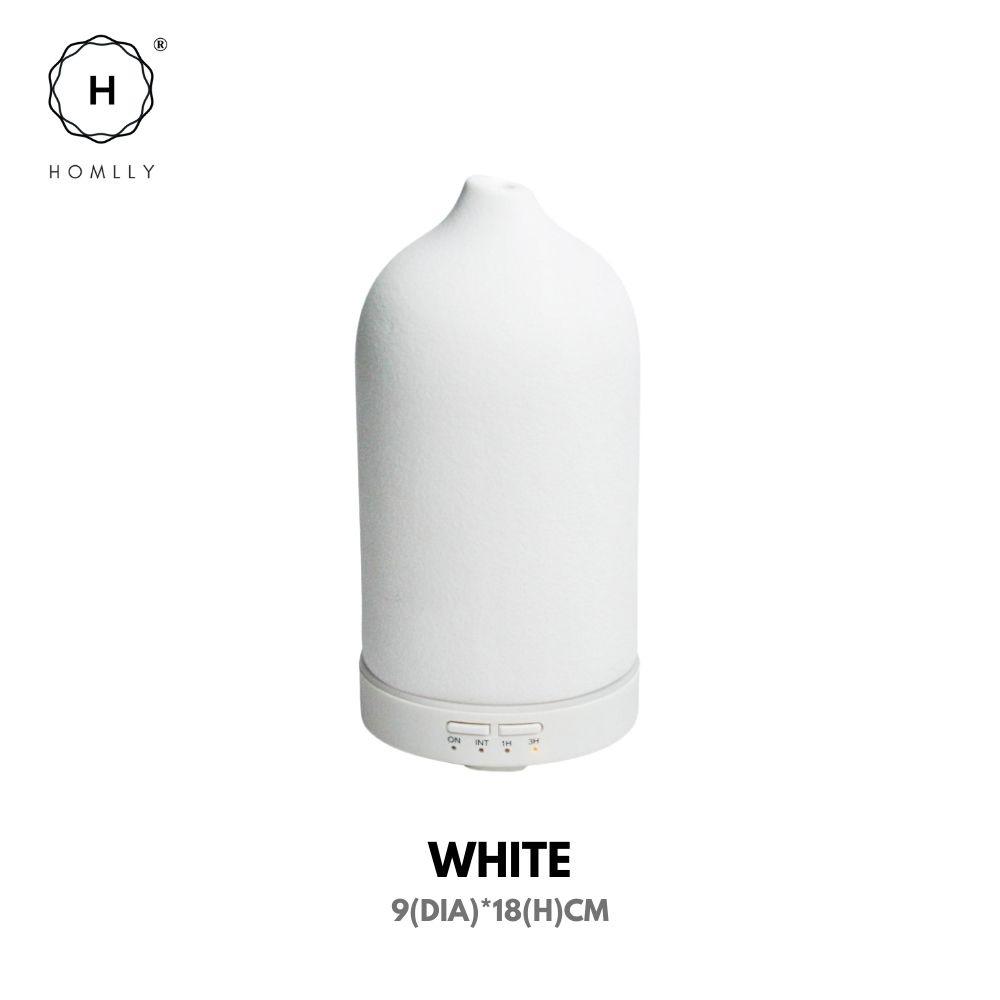 Homlly Ceramic Aromatherapy Essential Oil Diffuser Humidifier (120ml)