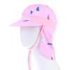 Kids Windproof Anti-UV Sun Hat Large Brimmed Breathable Nylon Multicolor Cap for Hiking Climbing