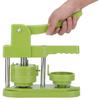 Badge Machine 58mm Rotary Mini Insignia Making Machine with 100 Sets of Badge Consumables for Badge Making