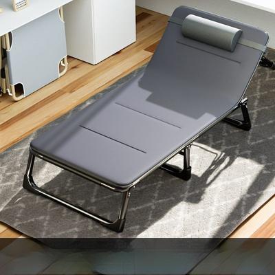 GIANXI Summer Outdoor Rollaway Bed Single Bed Simple Office Rollaway Chair Nap Bed Cotton Padded Recliner Accompanying Cot
