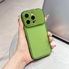 Candy Color Mirror Stand Holder Transparent Phone Case For iPhone 7 8 11 12 13 14 15 16 Plus Pro X XS XR Max