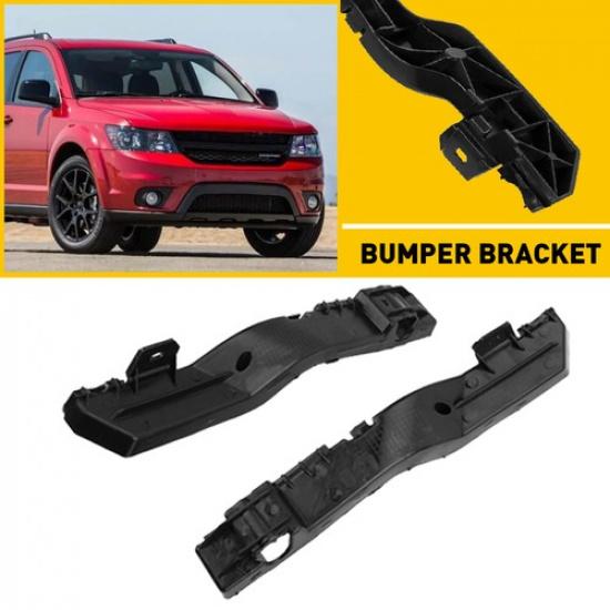 Bumper Bracket Set Fits Dodge Journey For Front 2009-2018 Plastic 2Pc