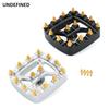 MX Brake Pedal Pad Cover Black CNC Small Footrest Pedal Pad Covers For Harley Dyna Fat Bob FXDF FXDL1993-2017 Softail FXBB FXSTS