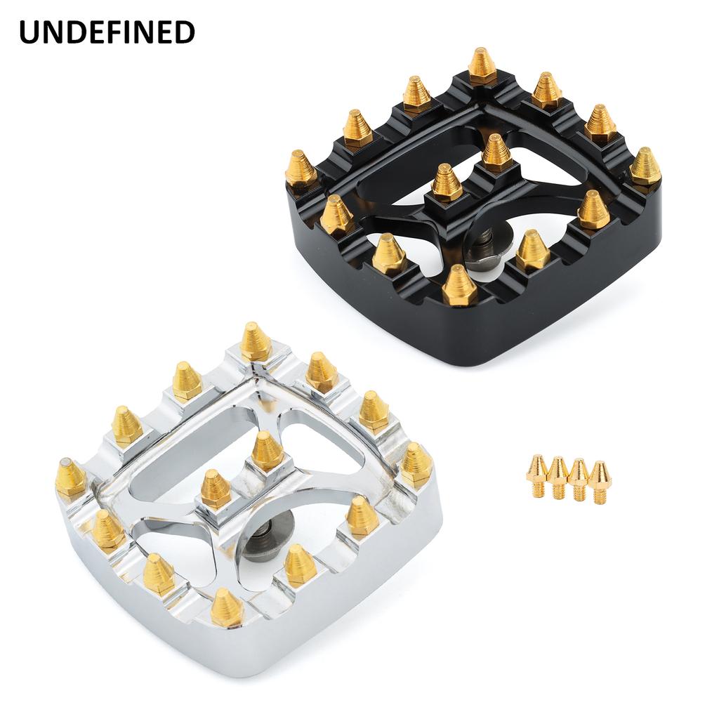 MX Brake Pedal Pad Cover Black CNC Small Footrest Pedal Pad Covers For Harley Dyna Fat Bob FXDF FXDL1993-2017 Softail FXBB FXSTS
