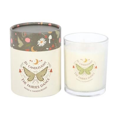 Moss & Sandalwood Fairy Wing Scented Candle