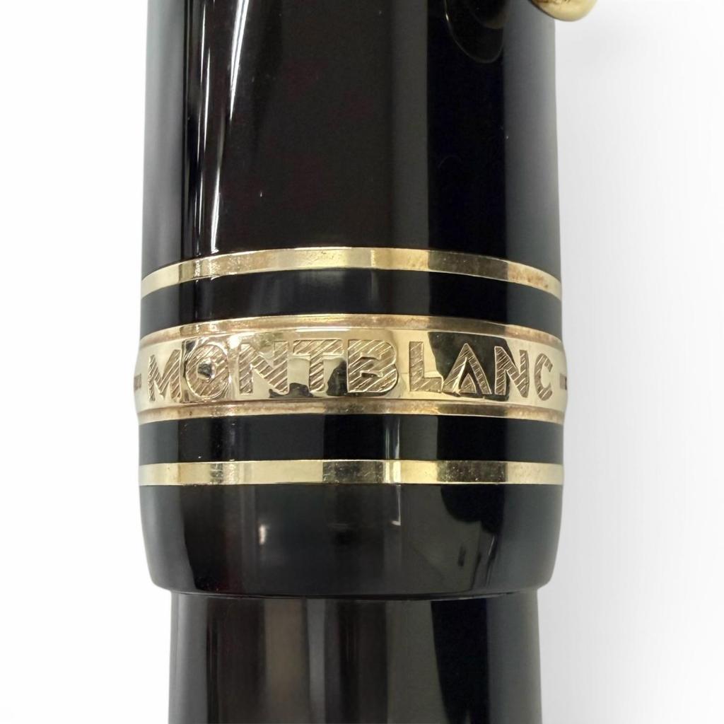 Excellent MONTBLANC fountain pen Meisterstück 146 black 14K mens Used