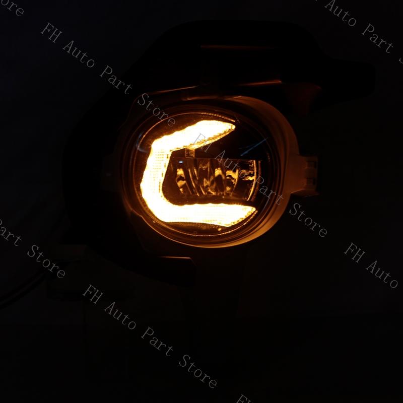 2PCS LED Foglamp Foglight For Toyota Hilux Vigo 2005 2006 2007 Front Bumper Fog Light Lamp