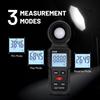 Mcbazel Digital Illuminance Lux LCD Brightness Plant Lighting Japanese Instruction Manual Included Black Meter, 200,000 Measurement, Display,