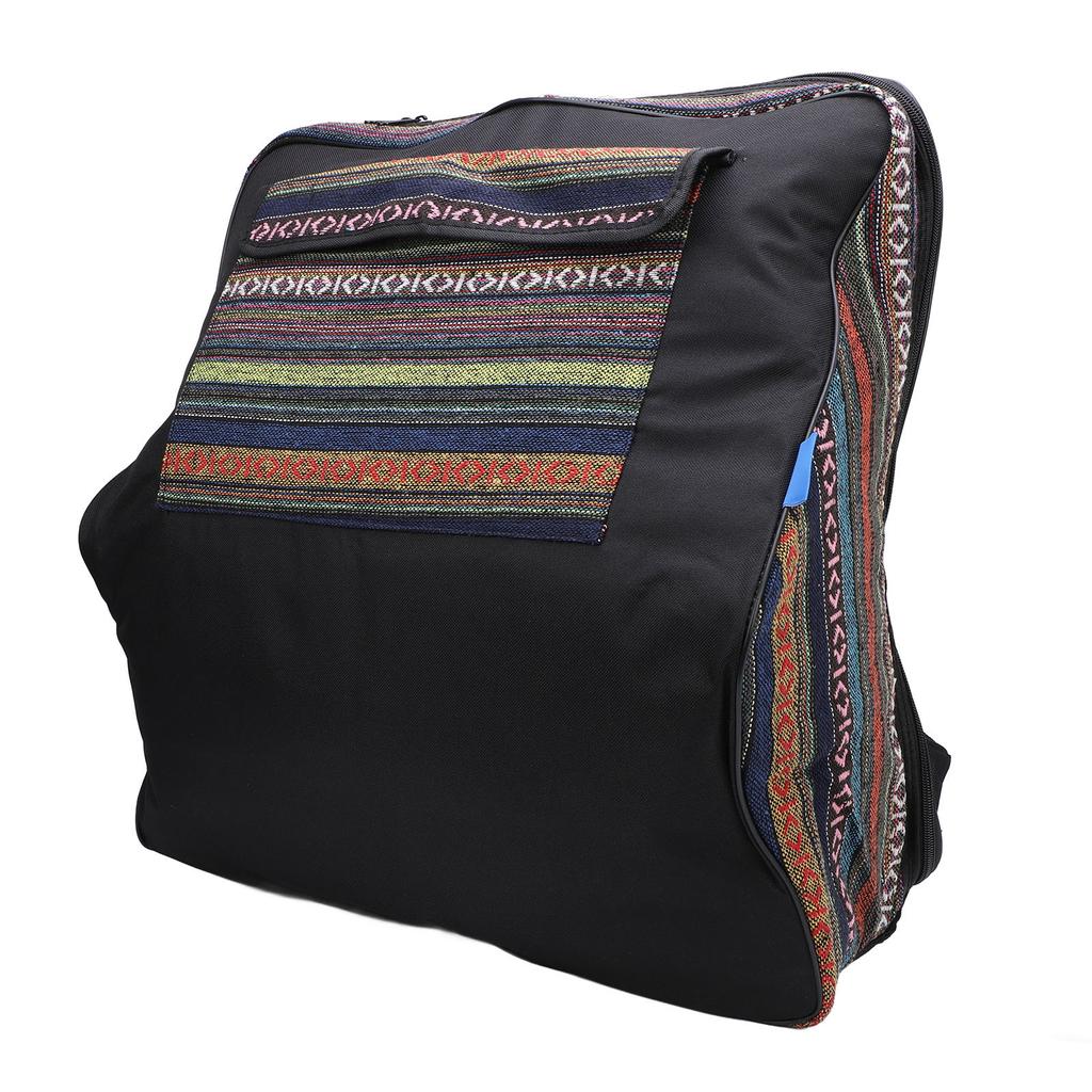 Accordion Backpack Ethnic Style Cotton Fabric Water Proof Shoulder Bag 48‑120 Bass Instrument Bag fo