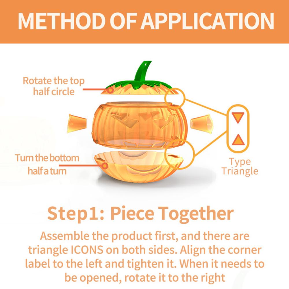 Pumpkin-shaped Safe and Efficient Fruit Fly Trap, Suitable for Indoor and Outdoor Use, Hanging