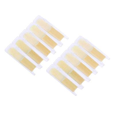 10pcs Saxophone Reed Replace Set Spare Part Small Simple Sax Reeds Accessories Replacement Instrument Accessory