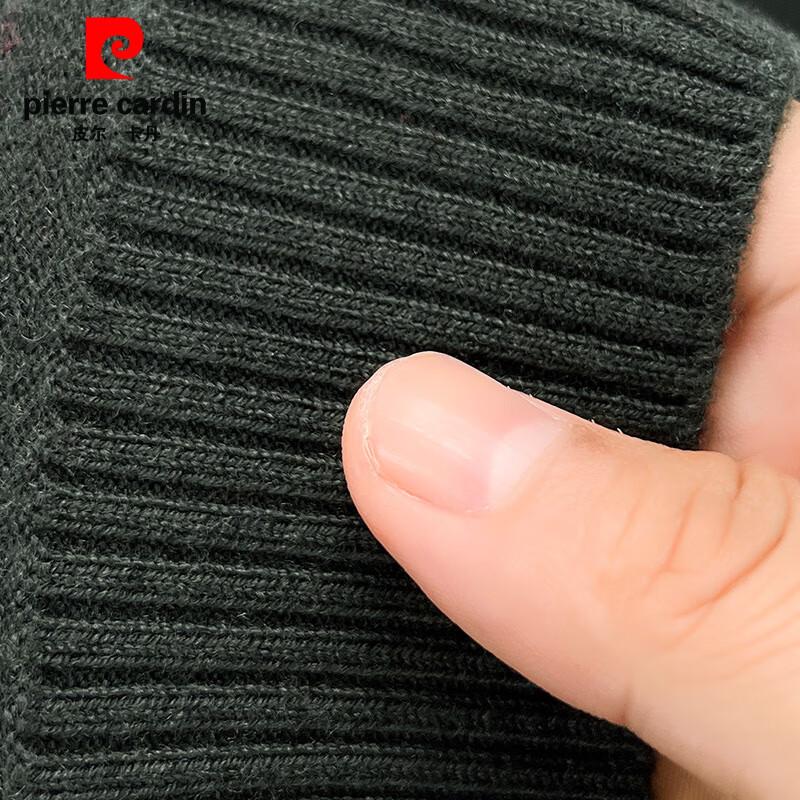 Pierre Cardin Men's 100% Pure Wool Solid Pullover Sweater