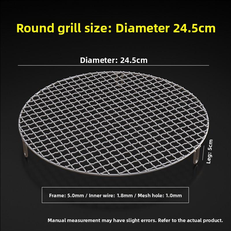 Food Grade 304 Stainless Steel Square Grill Mesh Pork Smoking Rack Charcoal Grill Cooking Tool for Indoor And Outdoor BBQ