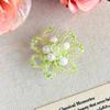 Beaded Flower Handcrafted Beaded Jelly Shoes Shoes Buckles Sandals Accessory For Woman Removable Shoe Accessories