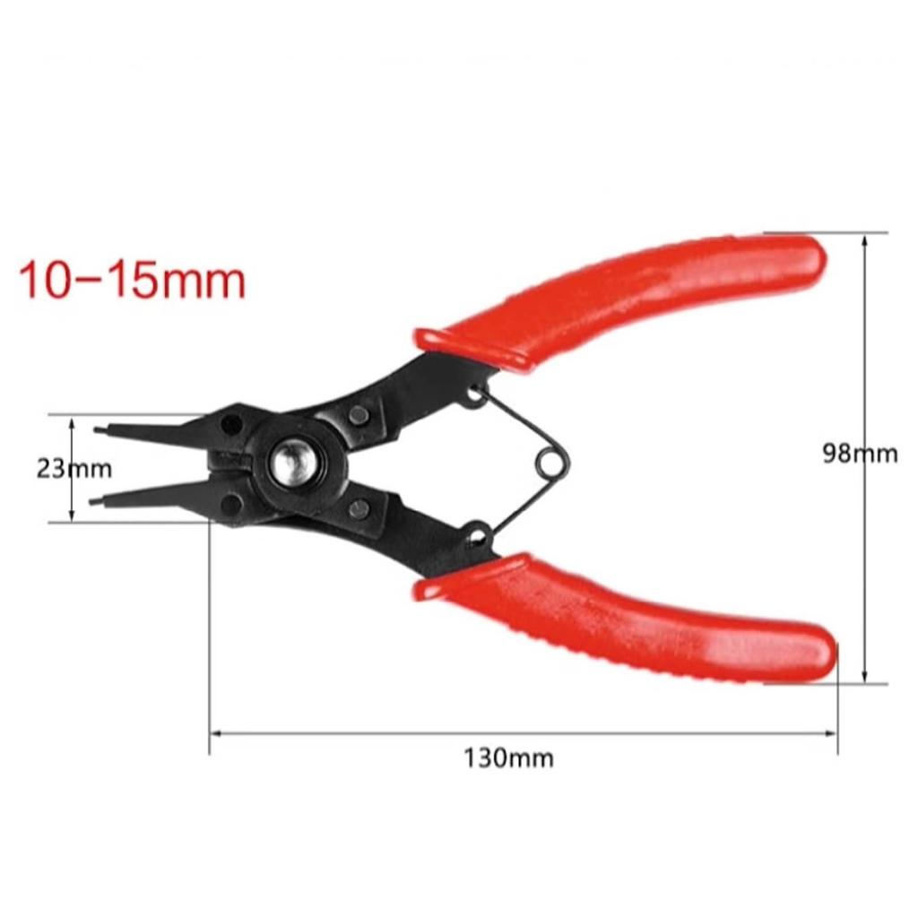 Multifunctional 4-in-1 Snap Ring Pliers, Internal External Right Angle Elbow Snap Ring Circlip Expansion Pliers