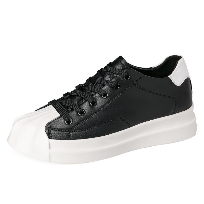 

Модные мужские повседневные кроссовки для сёрфинга Невидимый стиль, увеличивающий рост Классические черно-белые качественные повседневные и универсальные спортивные туфли 37