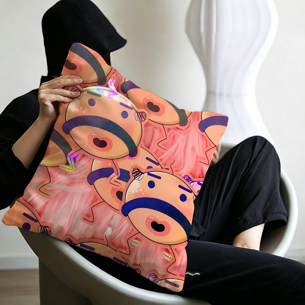 Pixel funny cartoon game art O-Oyajitchi Maple Design Cushion Cover Happy Autumn Harvest decor Holiday Decorati Pillow Cover