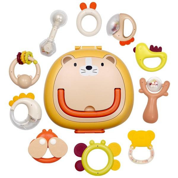 

Набор корейских детских игрушек Happy Play Happy Lion Rattle 10P