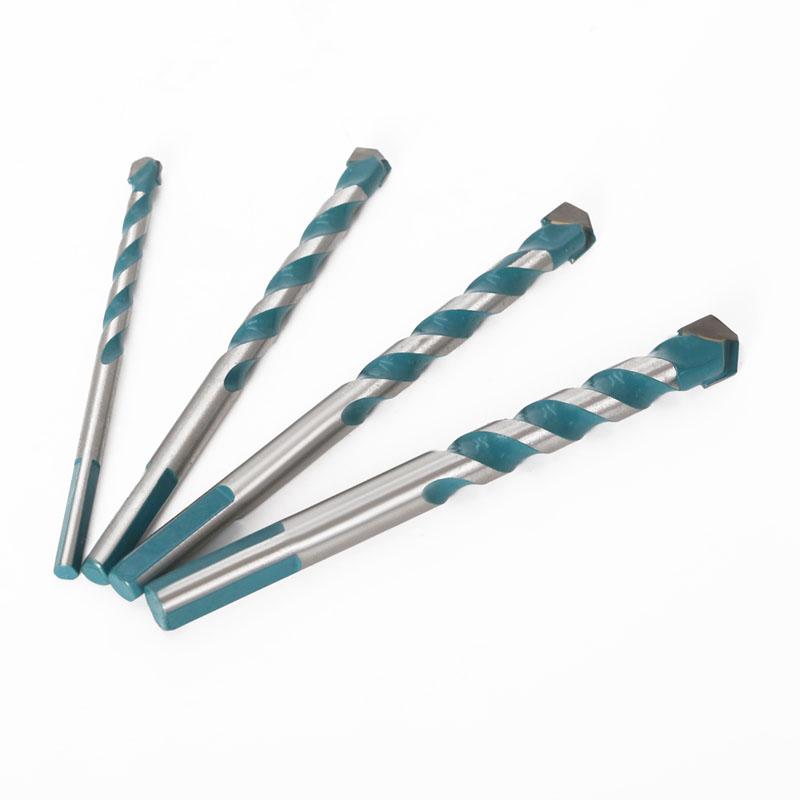 Overlord Drill Glass Tile Punch Hole Opener Concrete Cement Triangle Bit Tungsten Steel Bit 6mm 8mm 10mm 12mm