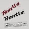 3D Metal Car Sticker Chrome Red Black Letters Logo Nameplate Beetle Emblem Rear Trunk Fender Badge For VW 1998 2005 Accessories