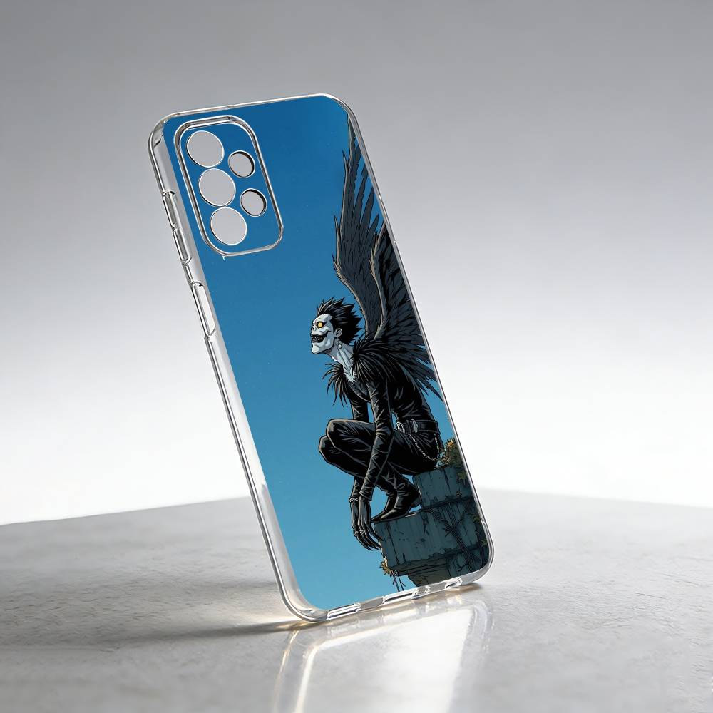 Death-h Note-eRyuk Phone Case For Samsung S25,S24,S21,S22,S23,S30,Ultra,S20,Plus,Fe Transparent Cover