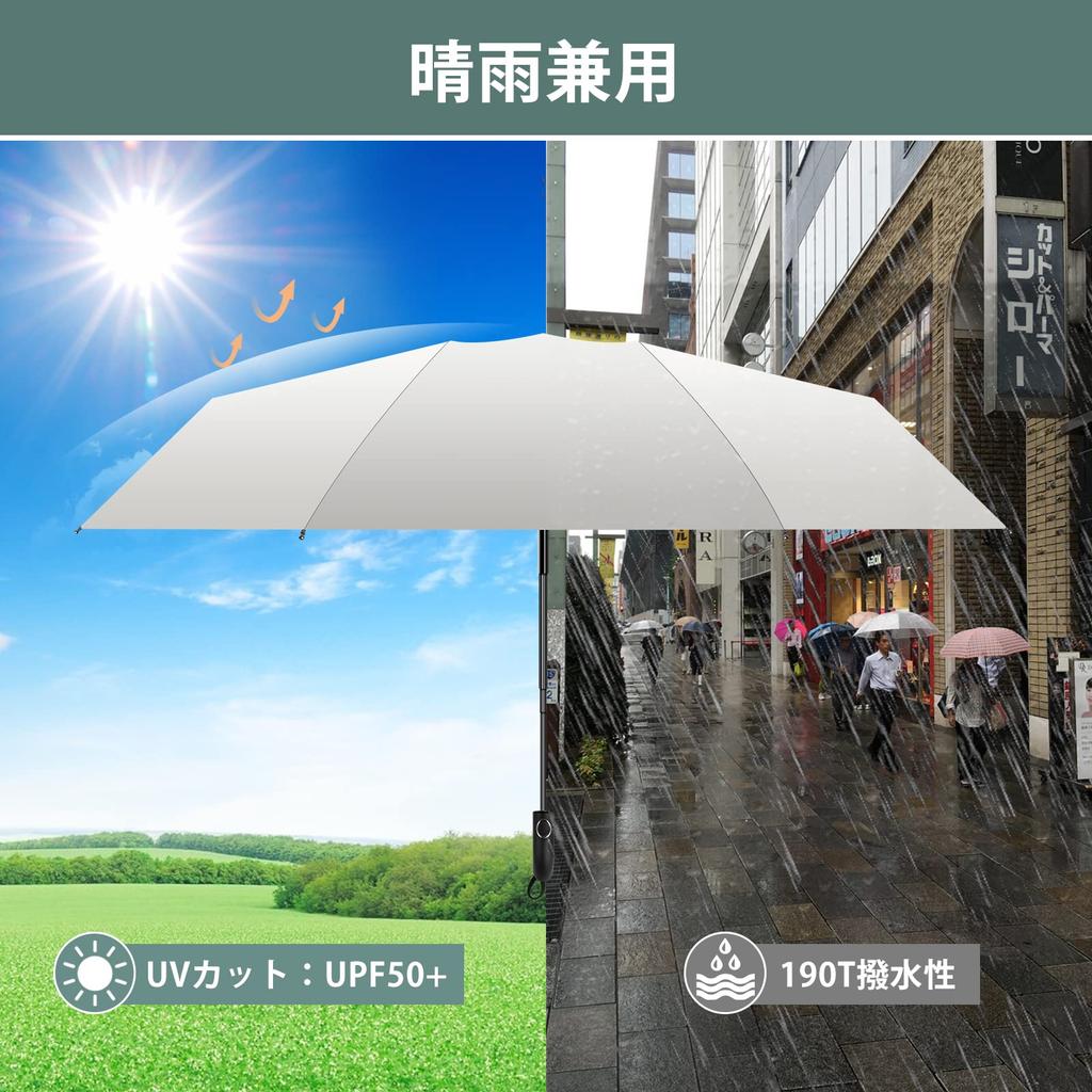 Folding Parasol with UV Complete Light Heat Heatstroke Automatic Suitable for Sun and UV Windproof and Portable for Perfect for Day or Day 100%