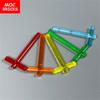 MOC Steine Schwertgriff Stange 4L 2L Gekreuzter Lichtschwertklinge 21699 64567 4cm Figur Waffe Pädagogische Bausteine Zusammengebaut Kinder Spielzeug