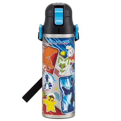 Skater Stainless Steel Water Bottle Direct Drinking 580ml Pokemon 24 Cold Storage Waterbottle Sports Bottle Cute Kids Children Water Bottle Children's