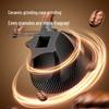 Electric Coffee Bean Grinder with Adjustable Coarseness - Compact Italian Style for Hand Pour and Fine Grinding.