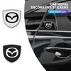 3D Metal Car Body Trunk Fender Decoration Shield Stickers For Mazda 3 5 323 CX-3 CX-4 CX-5 CX-7 CX-9 Axela 6 RX8 7 MX3 MX5
