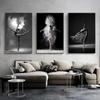 Black and White Gorgeous Ballet Wall Art Poster Mural Modern Home Decoration Pictures Print Canvas Painting Living Room Decor