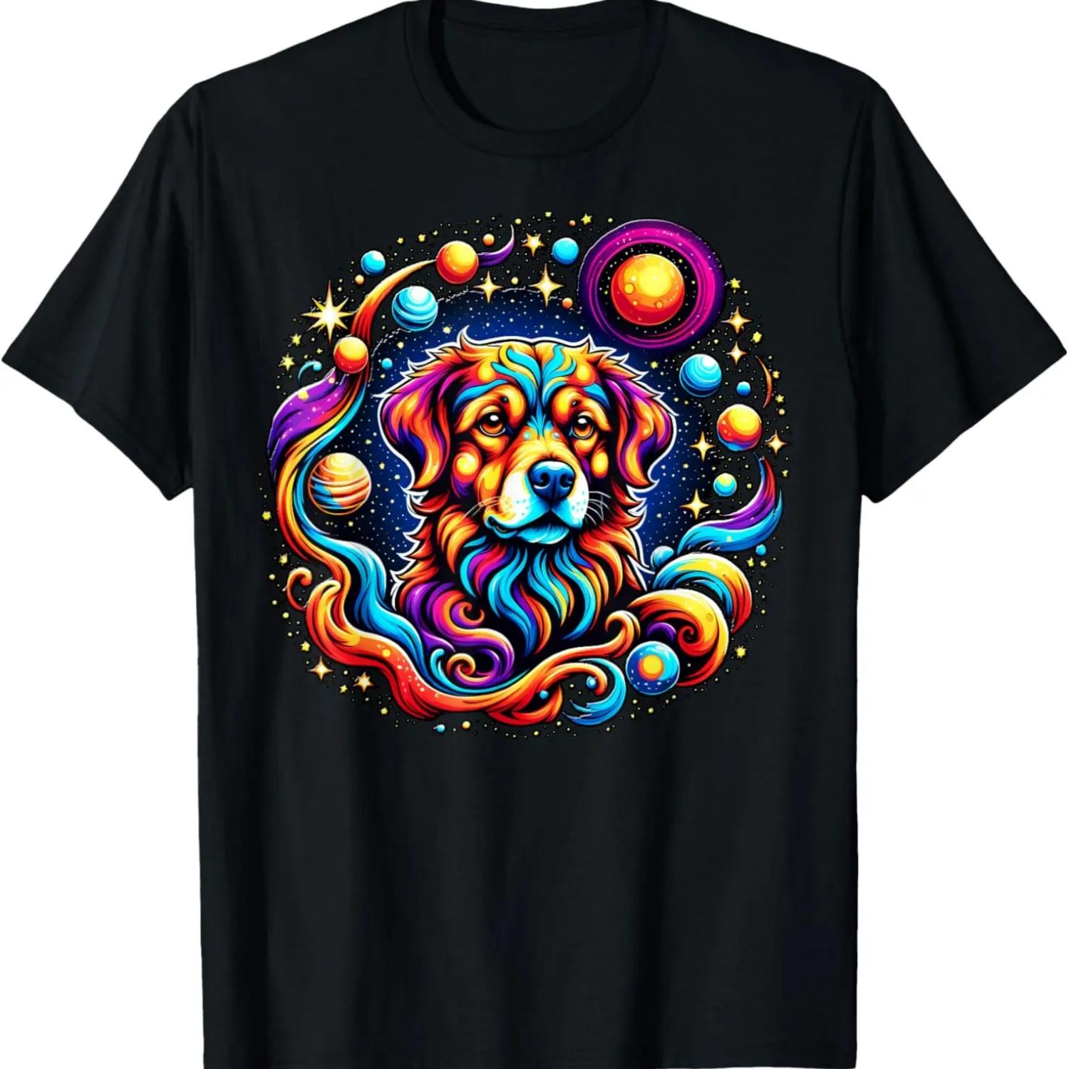 

Trippy Paws the Cosmic Dog T-Shirt S чёрный
