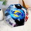 Rams Team Spirit Printed Automatic Umbrella, 8-Frame for Travel, camping, Casual Umbrella, Essential Gift for  for family and friends