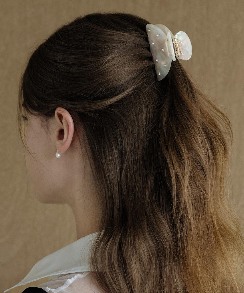 Has En010 Glitter Mini Hair Clip (2Colors)