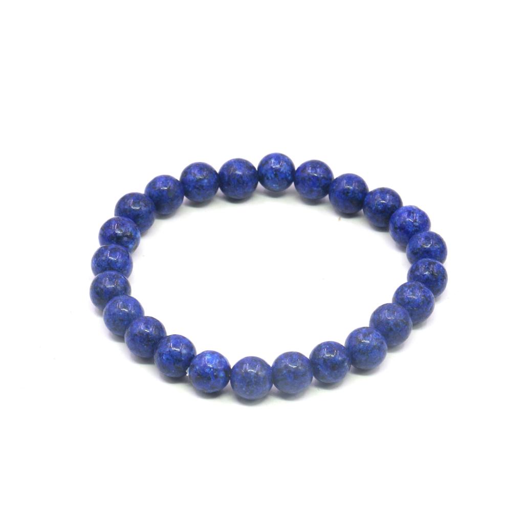 3 Reihen 8mm Lapislazuli Halskette Armband Ohrring Sets DIY Schmucksets Modeschmuck Herstellung Design Geschenke für Mädchen Frauen xu65